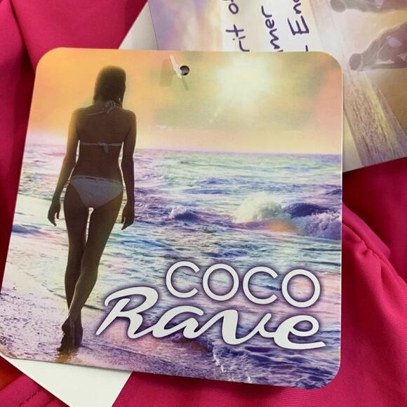Coco Rave Women's One Piece Bra Sized Swimsuit NWT Size Medium - Picture 10 of 12